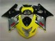Gelb Schwarz 2004-2005 GSXR 600/750 Motorrad Verkleidungen