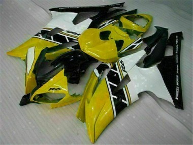 Gelb Weiß 2008-2016 YZF R6 Motorrad Verkleidung