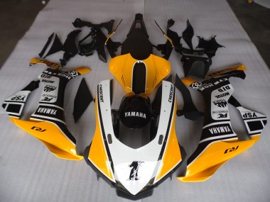 Gelb Weiß Schwarz 2015-2019 YZF R1 Motorrad Verkleidung