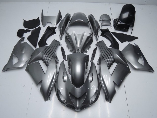 Glänzend Grau 2006-2011 ZX14R ZZR1400 Motorrad Verkleidung Glänzend Grau 2006-2011 ZX14R ZZR1400 Motorrad Verkleidung