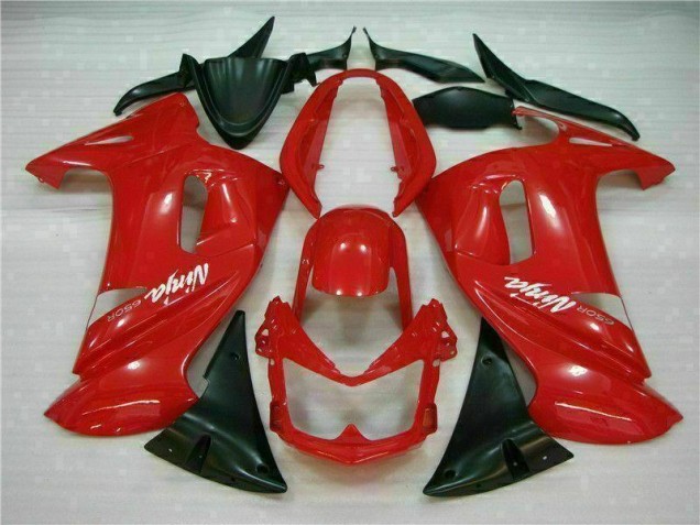 Glänzend Rot 2006-2008 EX650 Motorrad Verkleidung Glänzend Rot 2006-2008 EX650 Motorrad Verkleidung