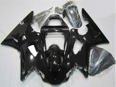 Glänzend Schwarz 2000-2001 YZF R1 Motorrad Verkleidung