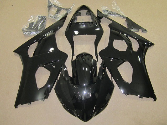 Glänzend Schwarz 2003-2004 GSXR 1000 Motorrad Verkleidung & Plastik Glänzend Schwarz 2003-2004 GSXR 1000 Motorrad Verkleidung & Plastik
