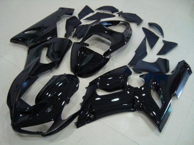 Glänzend Schwarz 2005-2006 ZX6R Motorrad Verkleidung