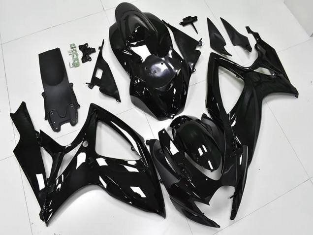 Glänzend Schwarz 2006-2007 GSXR 600/750 Motorrad Verkleidung Glänzend Schwarz 2006-2007 GSXR 600/750 Motorrad Verkleidung