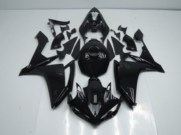 Glänzend Schwarz 2007-2008 YZF R1 Motorrad Verkleidung