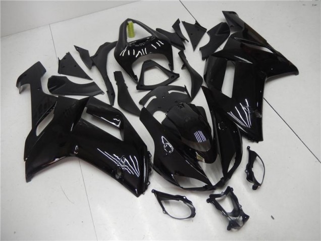 Glänzend Schwarz 2007-2008 ZX6R Motorrad Verkleidungen Glänzend Schwarz 2007-2008 ZX6R Motorrad Verkleidungen