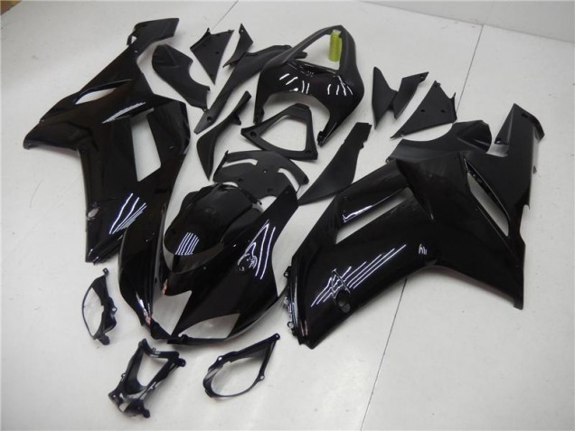 Glänzend Schwarz 2007-2008 ZX6R Motorrad Verkleidungen Glänzend Schwarz 2007-2008 ZX6R Motorrad Verkleidungen
