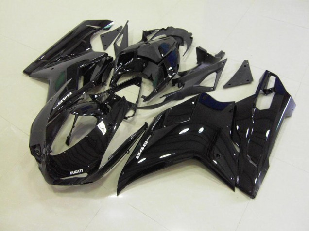 Glänzend Schwarz 2007-2014 Ducati 848 1098 1198 Motorrad Verkleidung Glänzend Schwarz 2007-2014 Ducati 848 1098 1198 Motorrad Verkleidung