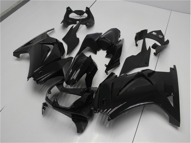 Glänzend Schwarz 2008-2012 EX250 Motorrad Verkleidung Glänzend Schwarz 2008-2012 EX250 Motorrad Verkleidung