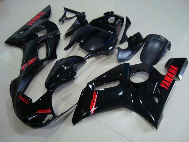 Glänzend Schwarz Rote Aufkleber 1998-2002 YZF R6 Motorrad Verkleidungen Glänzend Schwarz Rote Aufkleber 1998-2002 YZF R6 Motorrad Verkleidungen
