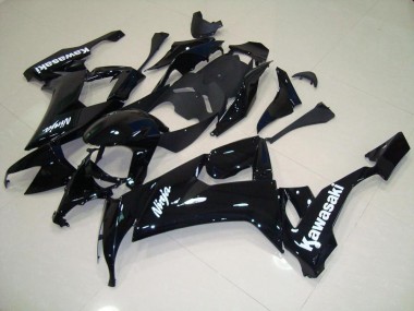 Glänzend Schwarz mit weißem Aufkleber 2008-2010 ZX10R Motorrad Verkleidung