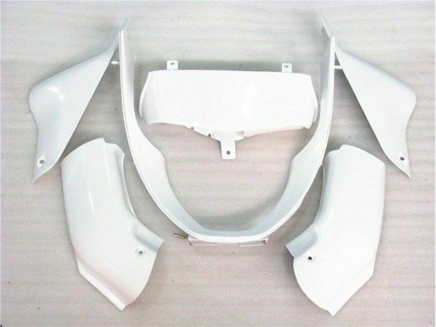 Glänzend Weiß 2000-2002 ZX6R Motorrad Verkleidung Glänzend Weiß 2000-2002 ZX6R Motorrad Verkleidung