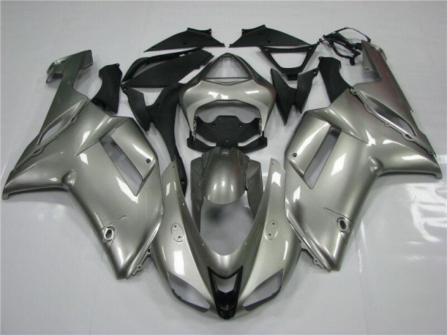 Grau 2007-2008 ZX6R Motorrad Verkleidung Grau 2007-2008 ZX6R Motorrad Verkleidung