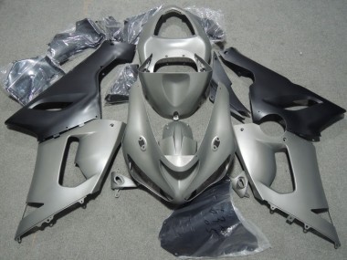 Grau Schwarz 2005-2006 ZX6R Motorrad Verkleidung