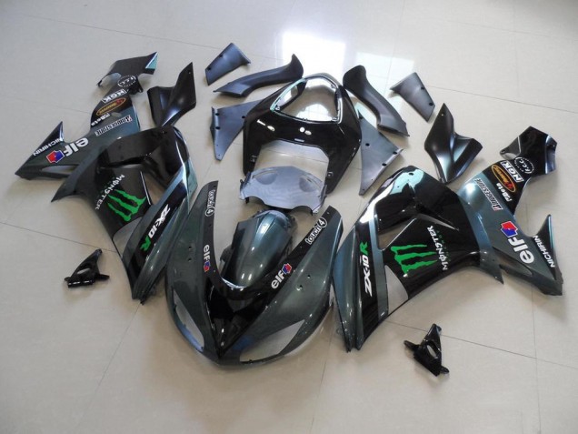 Graues Monster 2006-2007 ZX10R Motorrad Verkleidung Graues Monster 2006-2007 ZX10R Motorrad Verkleidung