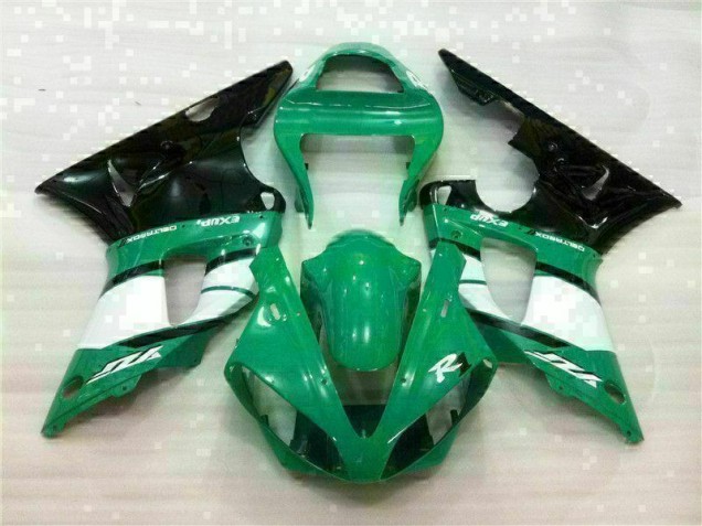Grün 2000-2001 YZF R1 Motorrad Verkleidungen Grün 2000-2001 YZF R1 Motorrad Verkleidungen