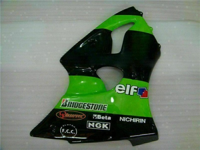 Grün 2000-2002 ZX6R Motorrad Verkleidungen Grün 2000-2002 ZX6R Motorrad Verkleidungen