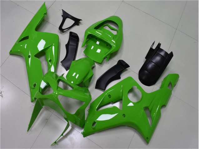 Grün 2003-2004 ZX6R Motorrad Verkleidungen Grün 2003-2004 ZX6R Motorrad Verkleidungen