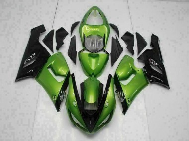 Grün 2005-2006 ZX6R Motorrad Verkleidungen