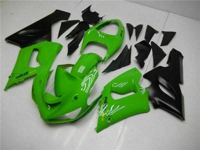 Grün 2005-2006 ZX6R Motorrad Vollverkleidung Grün 2005-2006 ZX6R Motorrad Vollverkleidung
