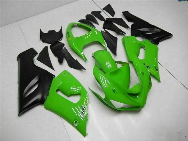 Grün 2005-2006 ZX6R Motorrad Vollverkleidung Grün 2005-2006 ZX6R Motorrad Vollverkleidung