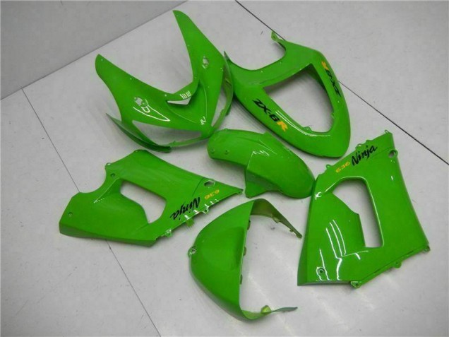 Grün 2005-2006 ZX6R Motorrad Vollverkleidung Grün 2005-2006 ZX6R Motorrad Vollverkleidung