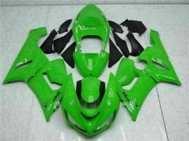 Grün 2005-2006 ZX6R Motorrad Vollverkleidung & Plastik