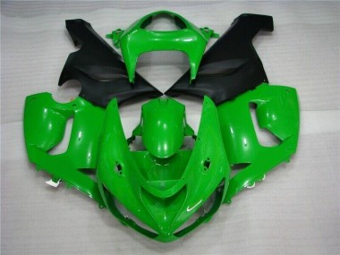 Grün Matt schwarz 2005-2006 ZX6R Motorrad Verkleidung