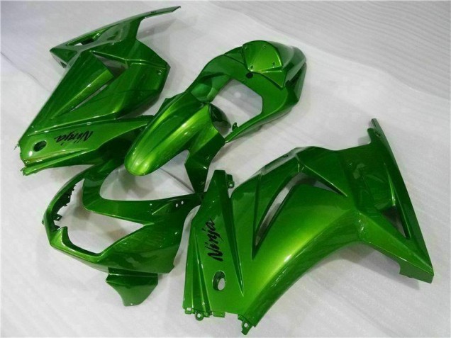 Grün Ninja 2008-2012 EX250 Motorrad Verkleidungen Grün Ninja 2008-2012 EX250 Motorrad Verkleidungen