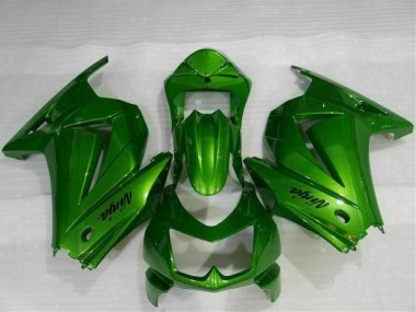 Grün Ninja 2008-2012 EX250 Motorrad Verkleidungen