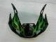 Grün Schwarz 1998-2002 YZF R6 Motorrad Verkleidung Grün Schwarz 1998-2002 YZF R6 Motorrad Verkleidung