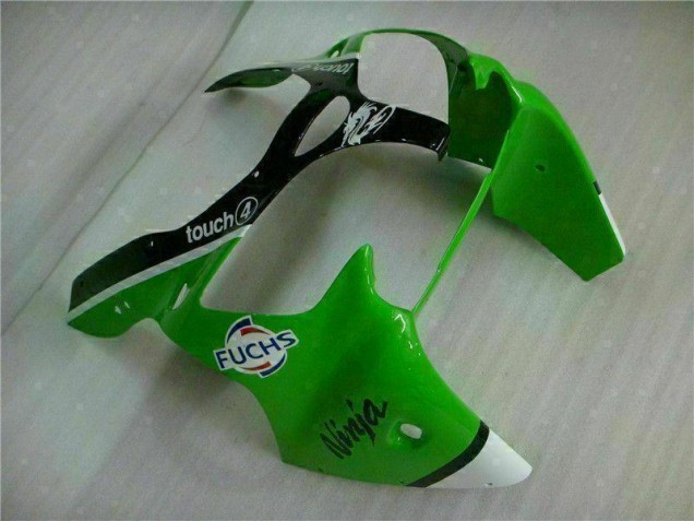 Grün Schwarz 2000-2002 ZX6R Motor Verkleidung Grün Schwarz 2000-2002 ZX6R Motor Verkleidung