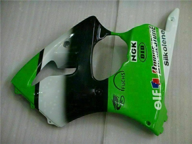Grün Schwarz 2000-2002 ZX6R Motor Verkleidung Grün Schwarz 2000-2002 ZX6R Motor Verkleidung