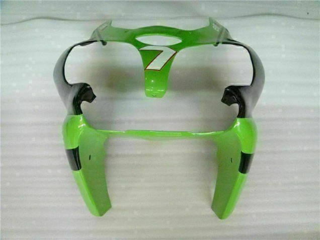 Grün Schwarz 2000-2002 ZX6R Motorrad Vollverkleidung Grün Schwarz 2000-2002 ZX6R Motorrad Vollverkleidung