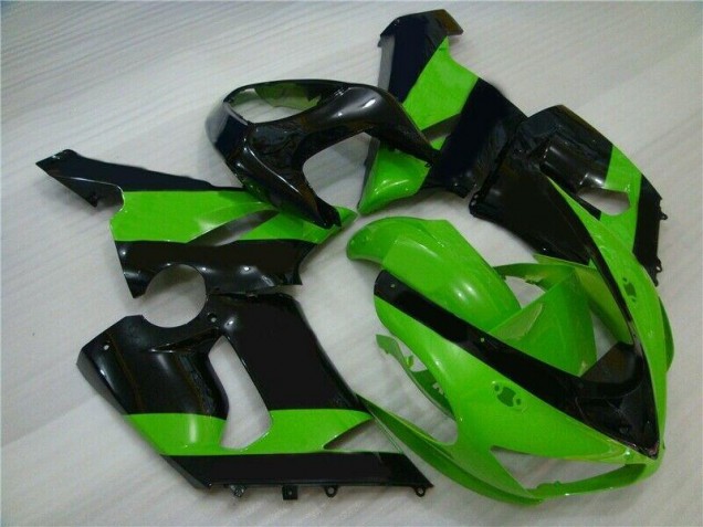 Grün Schwarz 2005-2006 ZX6R Motorrad Verkleidung Grün Schwarz 2005-2006 ZX6R Motorrad Verkleidung
