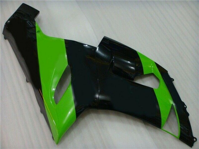 Grün Schwarz 2005-2006 ZX6R Motorrad Verkleidung Grün Schwarz 2005-2006 ZX6R Motorrad Verkleidung