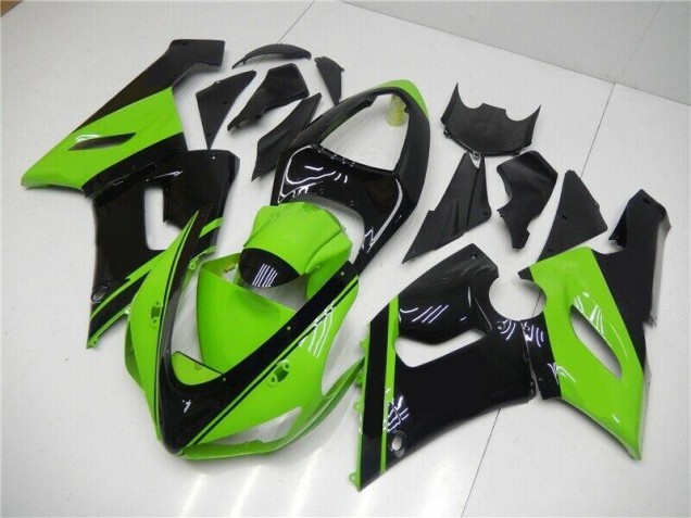 Grün Schwarz 2005-2006 ZX6R Motorrad Verkleidungen Grün Schwarz 2005-2006 ZX6R Motorrad Verkleidungen