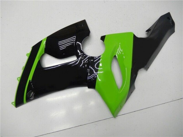 Grün Schwarz 2005-2006 ZX6R Motorrad Verkleidungen Grün Schwarz 2005-2006 ZX6R Motorrad Verkleidungen