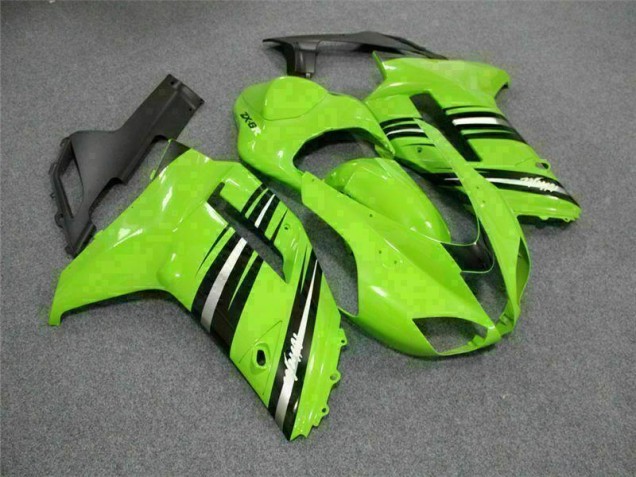 Grün Schwarz 2007-2008 ZX6R Motorrad Verkleidung Grün Schwarz 2007-2008 ZX6R Motorrad Verkleidung