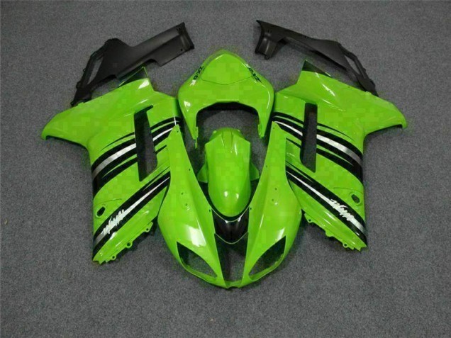 Grün Schwarz 2007-2008 ZX6R Motorrad Verkleidung Grün Schwarz 2007-2008 ZX6R Motorrad Verkleidung