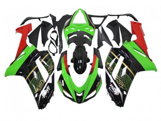 Grün Schwarz 2007-2008 ZX6R Motorrad Verkleidungen Grün Schwarz 2007-2008 ZX6R Motorrad Verkleidungen