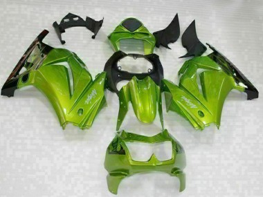 Grün Schwarz 2008-2012 EX250 Motorrad Verkleidung & Plastik