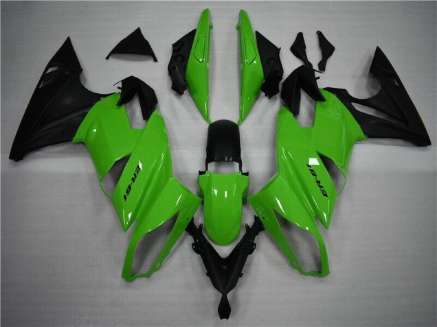 Grün Schwarz 2009-2011 EX650 Motorrad Verkleidung Grün Schwarz 2009-2011 EX650 Motorrad Verkleidung