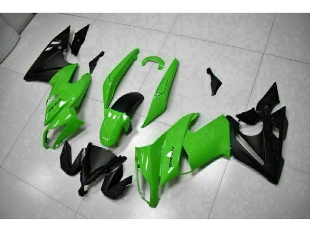 Grün Schwarz 2009-2011 EX650 Motorrad Verkleidungen Grün Schwarz 2009-2011 EX650 Motorrad Verkleidungen