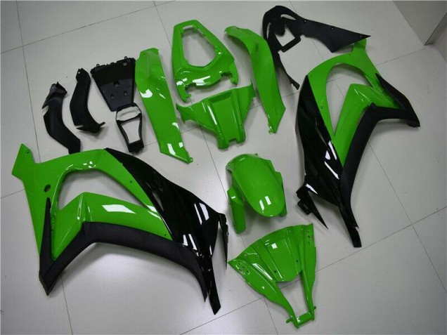 Grün Schwarz 2011-2015 ZX10R Motorrad Vollverkleidung Grün Schwarz 2011-2015 ZX10R Motorrad Vollverkleidung