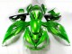 Grün Schwarz 2012-2021 ZX14R ZZR1400 Motorrad Verkleidung Grün Schwarz 2012-2021 ZX14R ZZR1400 Motorrad Verkleidung