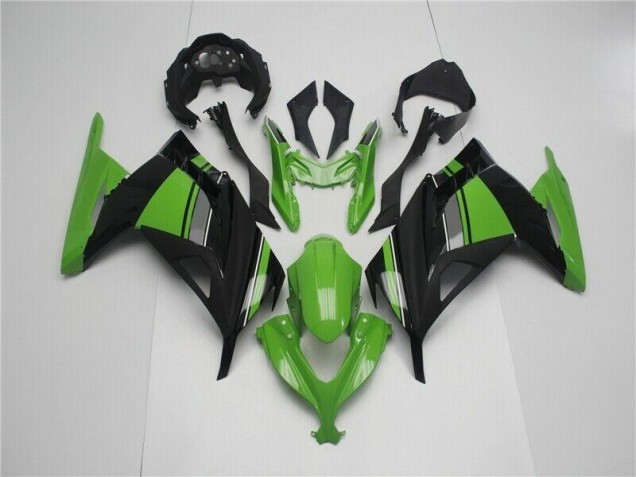 Grün Schwarz 2013-2016 EX300 Motorrad Verkleidungen Grün Schwarz 2013-2016 EX300 Motorrad Verkleidungen