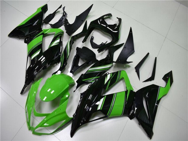 Grün Schwarz 2013-2018 ZX6R Motorrad Verkleidungen Grün Schwarz 2013-2018 ZX6R Motorrad Verkleidungen