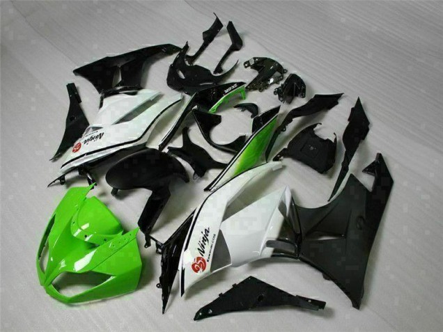 Grün Schwarz Weiß 25 2009-2012 ZX6R Motorrad Verkleidung Grün Schwarz Weiß 25 2009-2012 ZX6R Motorrad Verkleidung